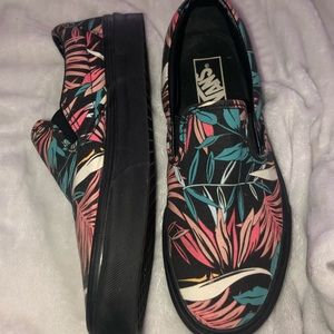 Floral Slip-On Vans